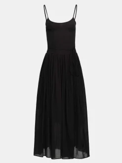 Frauen Source Unknown Zubehör<Tull-Slipkleid, Schwarz