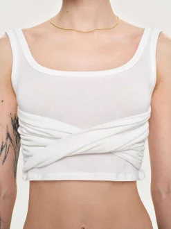 Frauen Source Unknown Oberteile<Twist-Tanktop, Weis