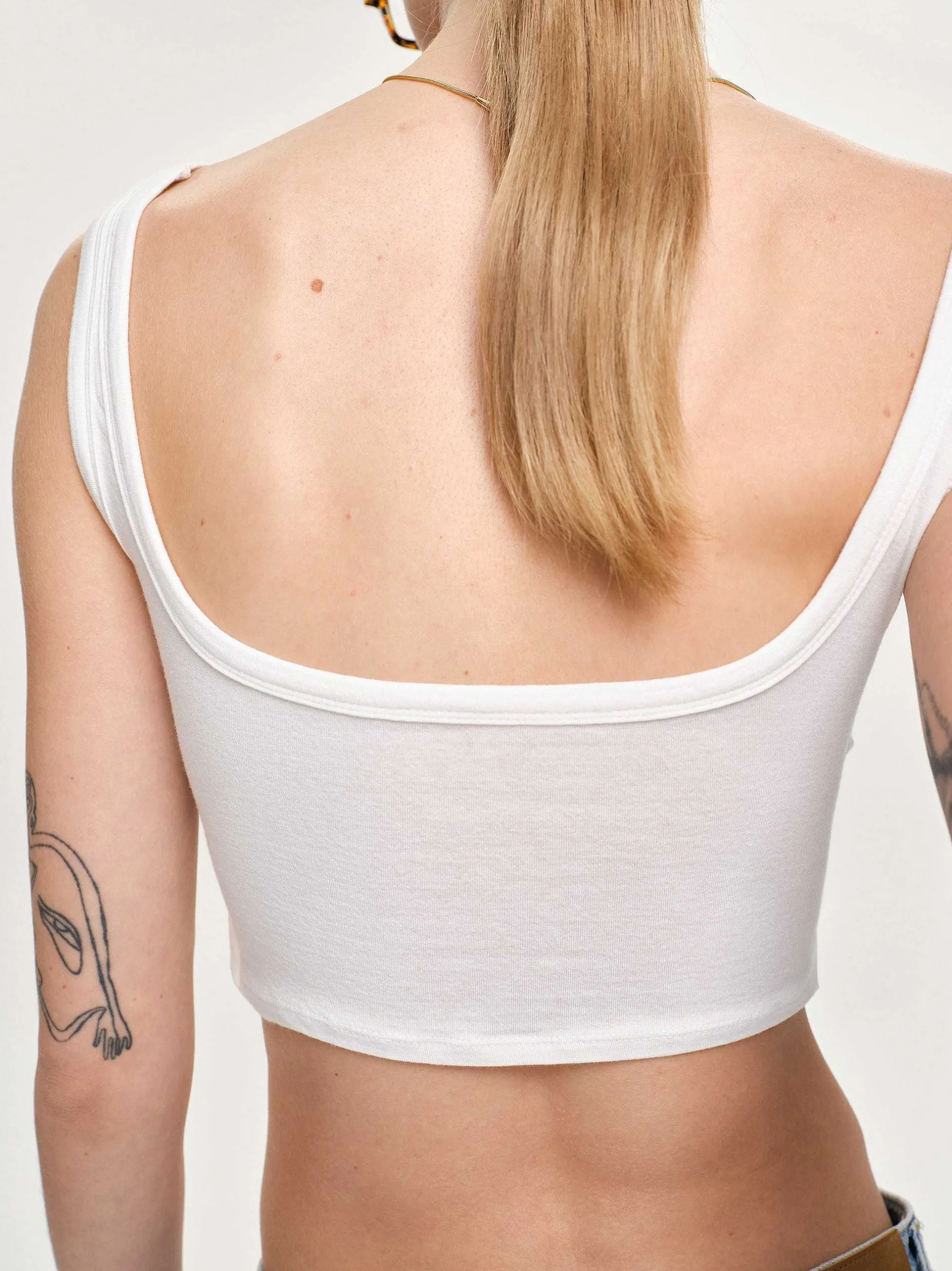 Frauen Source Unknown Oberteile<Twist-Tanktop, Weis