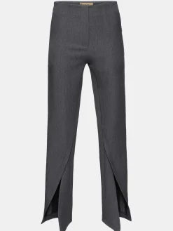 Frauen Source Unknown Unterteile<Tyia Schragschnitt-Slim-Hose, Dunkle Anthrazit