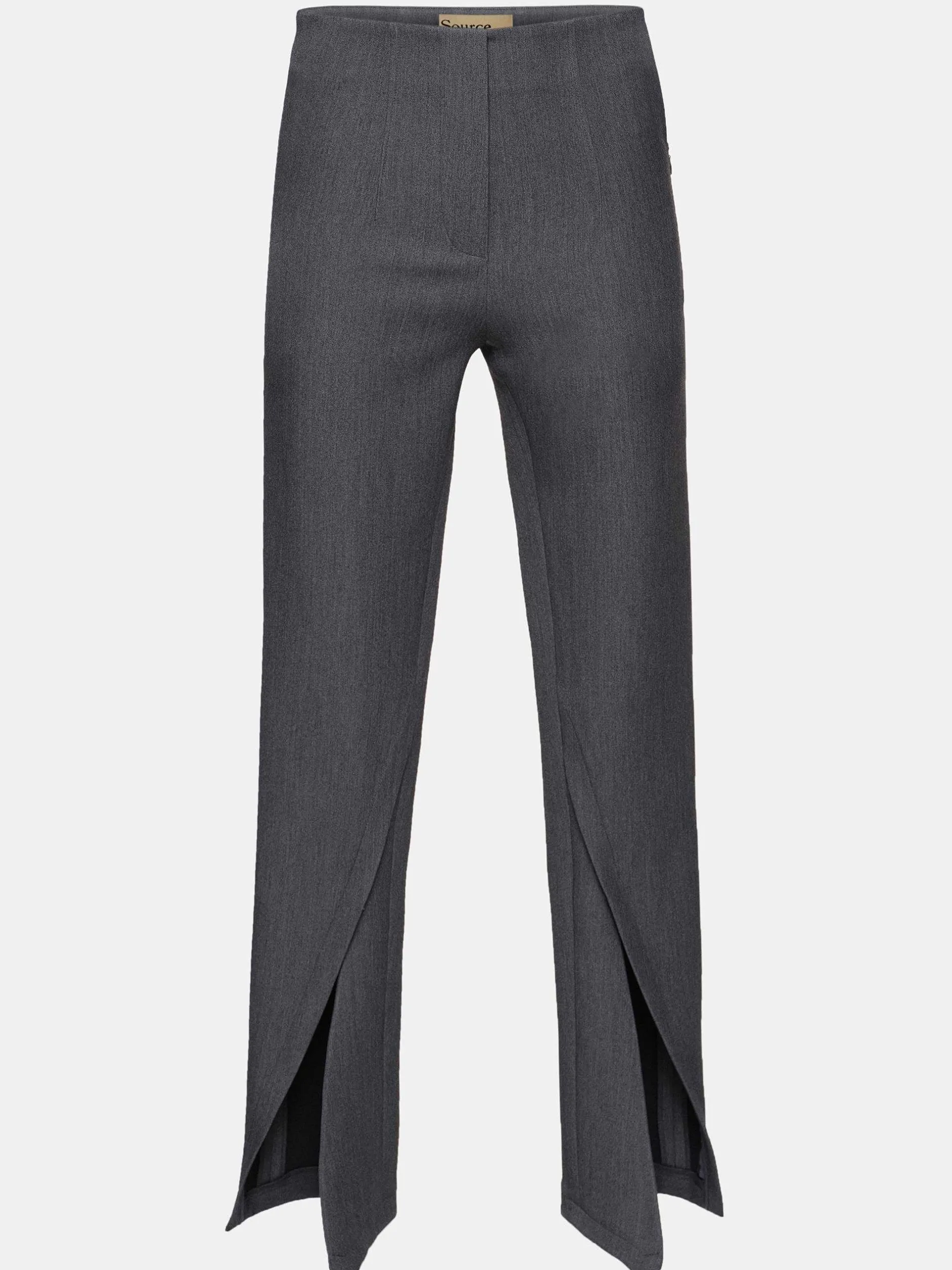 Frauen Source Unknown Kleidung<Tyia Schragschnitt-Slim-Hose, Dunkle Anthrazit