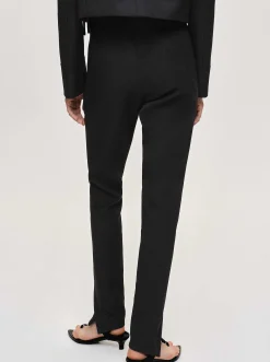 Frauen Source Unknown Unterteile<Tyia Schragschnitt-Slim-Hose, Schwarz