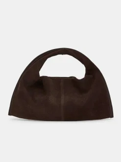 Frauen Source Unknown Kleidung<Vida Wildleder Mini-Tragetasche, Kakao