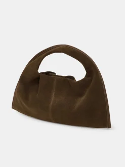 Frauen Source Unknown Kleidung<Vida Wildleder Mini-Tragetasche, Walnuss