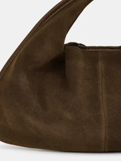 Frauen Source Unknown Kleidung<Vida Wildleder Mini-Tragetasche, Walnuss
