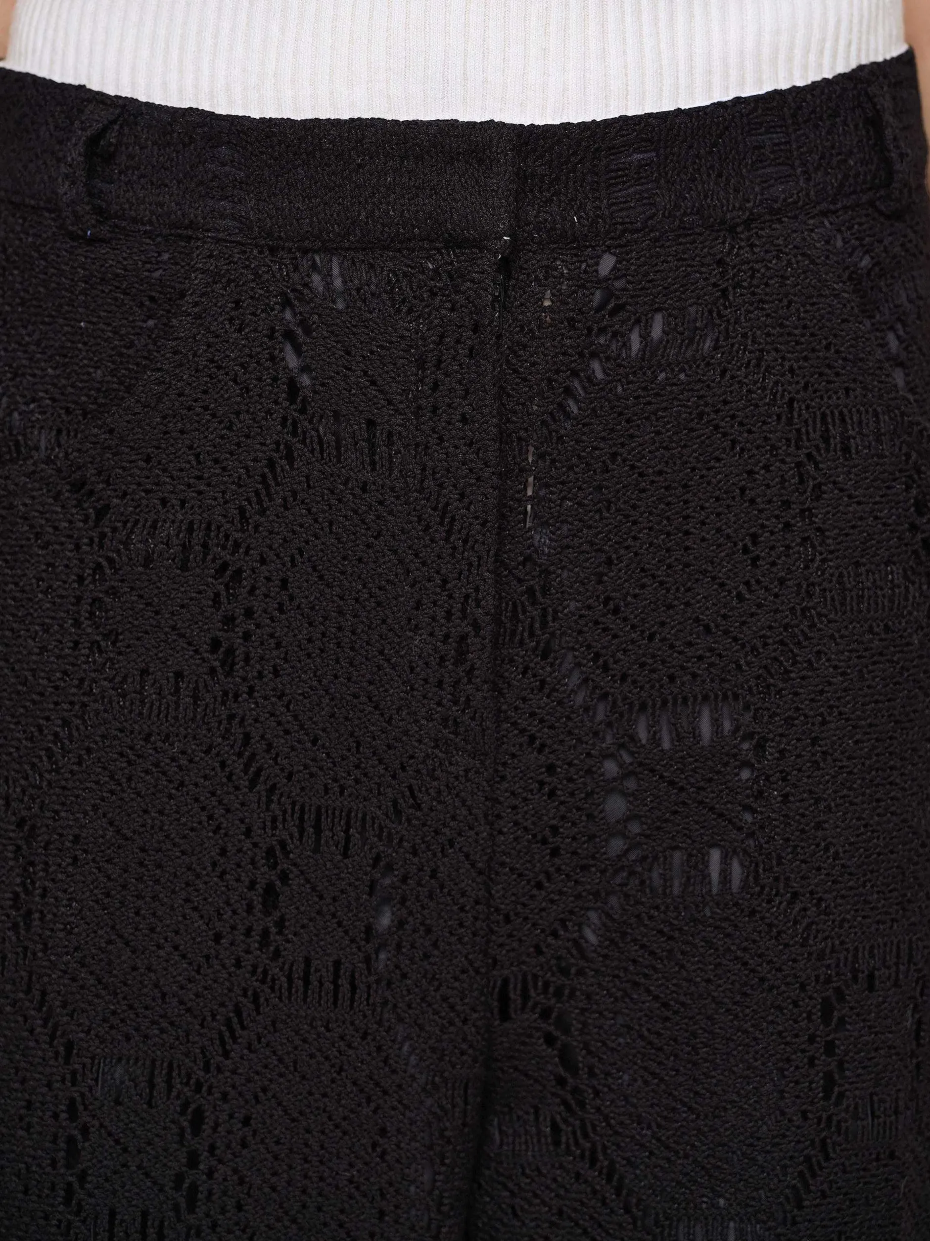 Frauen Source Unknown Unterteile<Weite Hakelhose Sevilla, Schwarz