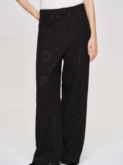 Frauen Source Unknown Unterteile<Weite Hakelhose Sevilla, Schwarz