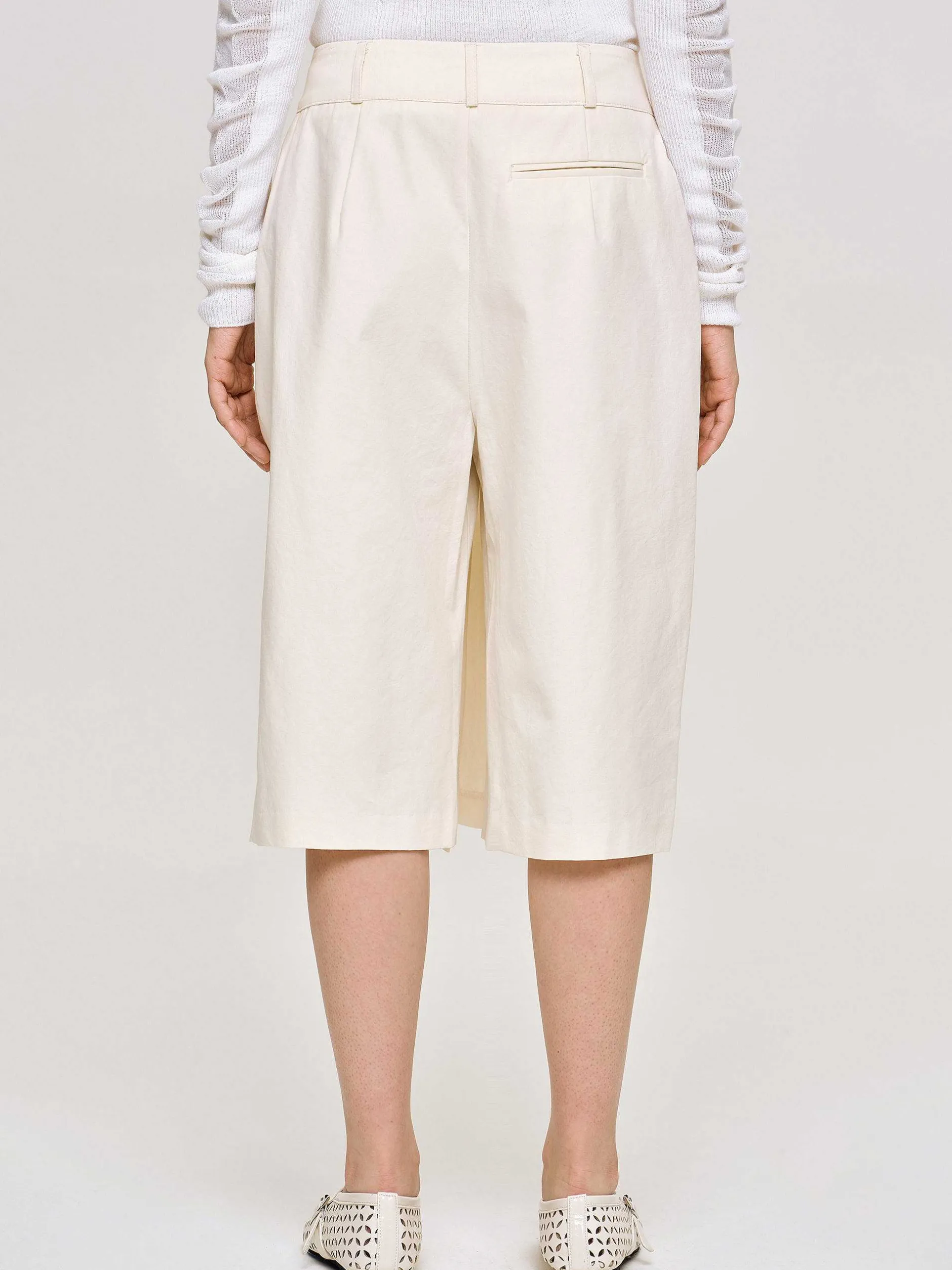 Frauen Source Unknown Unterteile<Wickelshorts Aus Baumwolle, Mandel