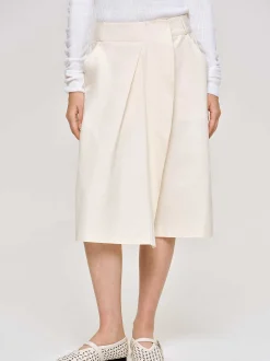Frauen Source Unknown Kleidung<Wickelshorts Aus Baumwolle, Mandel