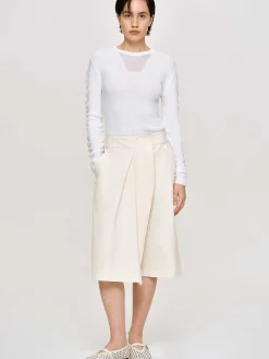 Frauen Source Unknown Kleidung<Wickelshorts Aus Baumwolle, Mandel