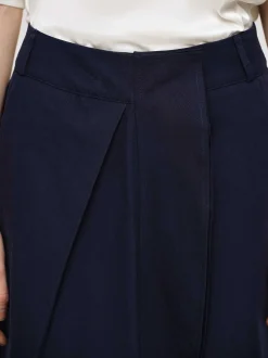 Frauen Source Unknown Unterteile<Wickelshorts Aus Baumwolle, Marineblau