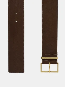 Frauen Source Unknown Kleidung<Wildledergurtel Mit Quadratischer Schnalle, Espresso