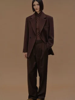 Frauen Source Unknown Kleidung<Zweireihiger Blazer Mit Taillenbund Von Nangy,